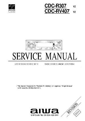 Сервисная инструкция Aiwa CDC-R307, CDC-RV407 ― Manual-Shop.ru