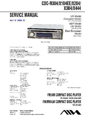 Service manual Aiwa CDC-X104EE ― Manual-Shop.ru