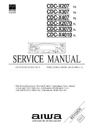 Service manual Aiwa CDC-X2070, CDC-X3070, CDC-X4010 ― Manual-Shop.ru
