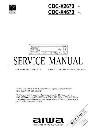 Сервисная инструкция Aiwa CDC-X2670, CDC-X4670 ― Manual-Shop.ru