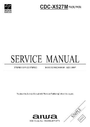 Service manual Aiwa CDC-X527M ― Manual-Shop.ru