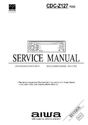 Сервисная инструкция Aiwa CDC-Z127 ― Manual-Shop.ru