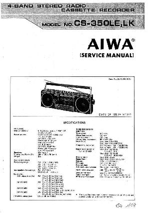 Service manual Aiwa CS-350LE ― Manual-Shop.ru