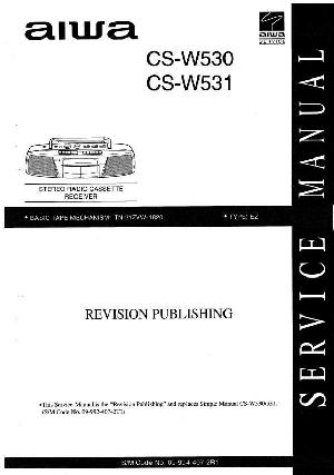 Service manual Aiwa CS-W530, CS-W531 ― Manual-Shop.ru