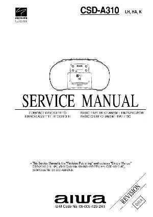 Service manual Aiwa CSD-A310 ― Manual-Shop.ru