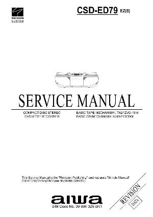Service manual Aiwa CSD-ED79 ― Manual-Shop.ru