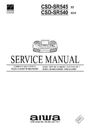 Service manual Aiwa CSD-SR540, CSD-SR545 ― Manual-Shop.ru