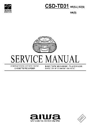 Service manual Aiwa CSD-TD31 ― Manual-Shop.ru