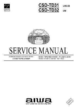 Service manual Aiwa CSD-TD31, CSD-TD32 ― Manual-Shop.ru