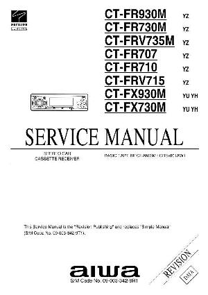 Сервисная инструкция Aiwa CT-FR730M, CT-FR930M ― Manual-Shop.ru