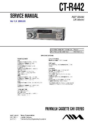 Сервисная инструкция Aiwa CT-R442 ― Manual-Shop.ru