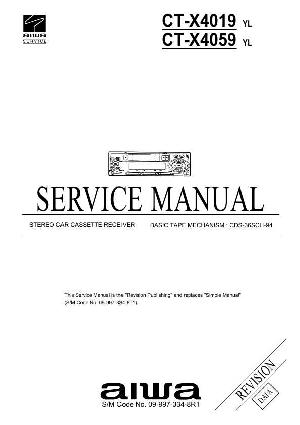 Service manual Aiwa CT-X4019, CT-X4059 ― Manual-Shop.ru