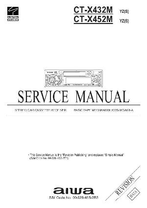 Service manual Aiwa CT-X432, CT-X452 ― Manual-Shop.ru