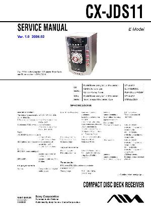 Service manual Aiwa CX-JDS11 ― Manual-Shop.ru