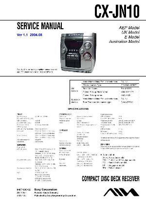 Service manual Aiwa CX-JN10 ― Manual-Shop.ru