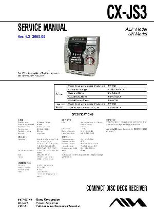Service manual Aiwa CX-JS3 ― Manual-Shop.ru