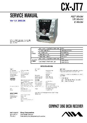 Service manual Aiwa CX-JT7 ― Manual-Shop.ru