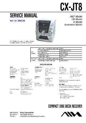 Service manual Aiwa CX-JT8 ― Manual-Shop.ru