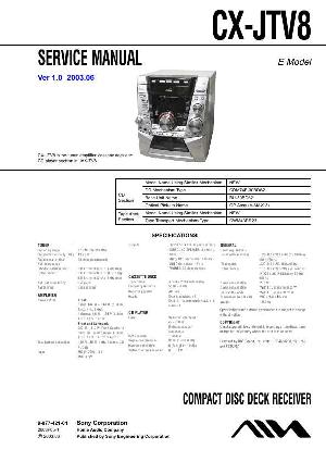 Service manual Aiwa CX-JTV8 ― Manual-Shop.ru