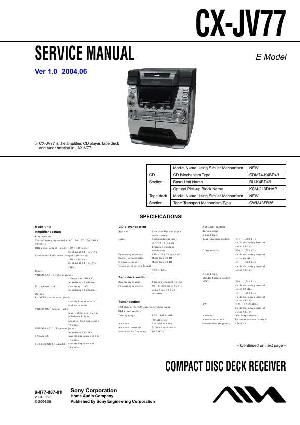 Service manual Aiwa CX-JV77 ― Manual-Shop.ru