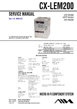 Service manual Aiwa CX-LEM200 ― Manual-Shop.ru