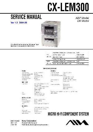 Service manual Aiwa CX-LEM300 ― Manual-Shop.ru
