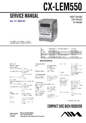 Service manual Aiwa CX-LEM550 ― Manual-Shop.ru