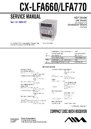 Service manual Aiwa CX-LFA660 ― Manual-Shop.ru