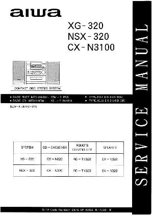 Service manual Aiwa CX-N3100, NSX-320, XG-320 ― Manual-Shop.ru