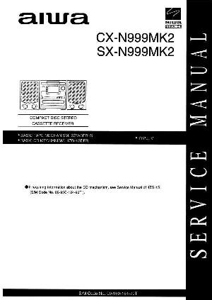 Service manual Aiwa CX-N999MK2, SX-N999MK2 ― Manual-Shop.ru
