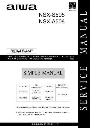 Service manual Aiwa CX-NA508 ― Manual-Shop.ru