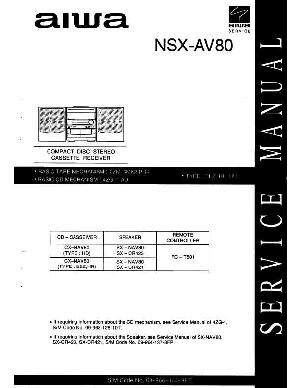 Service manual Aiwa CX-NAV80, NSX-AV80 ― Manual-Shop.ru