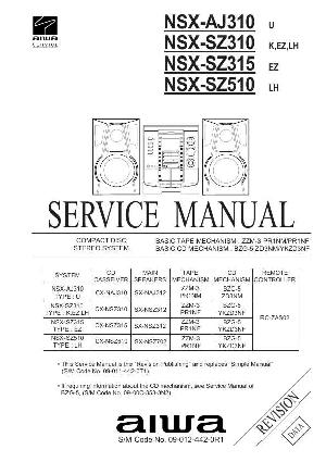 Service manual Aiwa CX-NSZ310, CX-NSZ315, CX-NSZ510 ― Manual-Shop.ru