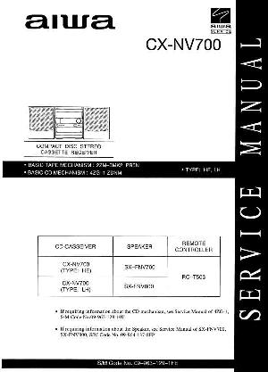Service manual Aiwa CX-NV700, NSX-V700 ― Manual-Shop.ru