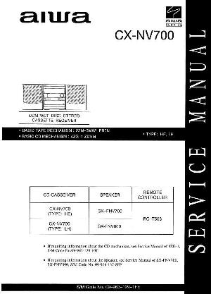 Сервисная инструкция Aiwa CX-NV700, NSX-V700 ― Manual-Shop.ru