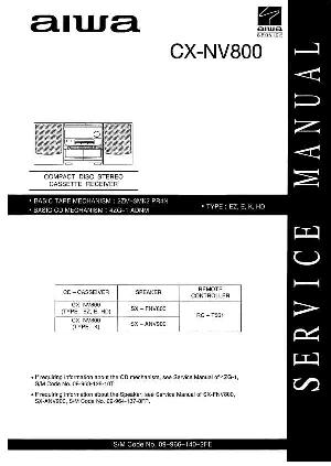 Service manual Aiwa CX-NV800 ― Manual-Shop.ru