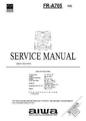 Service manual Aiwa FR-A705 ― Manual-Shop.ru