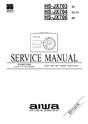 Сервисная инструкция Aiwa HS-JX703 ― Manual-Shop.ru