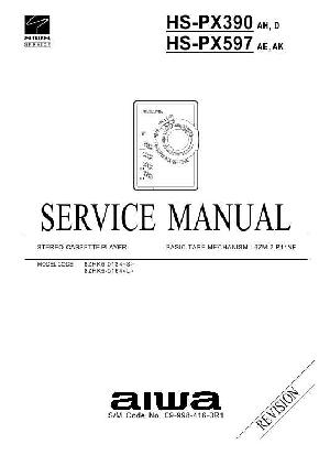 Service manual Aiwa HS-PX390, HS-PX597 ― Manual-Shop.ru