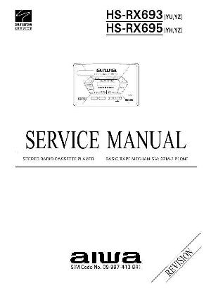 Service manual Aiwa HS-RX692, HS-RX695 ― Manual-Shop.ru