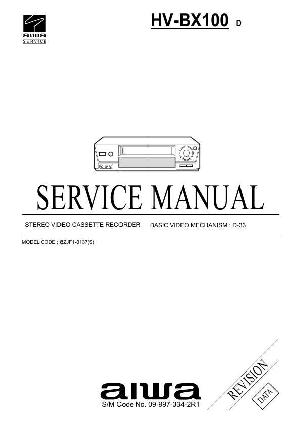 Service manual Aiwa HV-BX100 ― Manual-Shop.ru