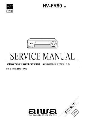Сервисная инструкция Aiwa HV-FR90 ― Manual-Shop.ru