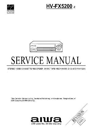 Service manual Aiwa HV-FX5200 ― Manual-Shop.ru