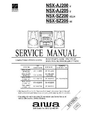 Сервисная инструкция Aiwa NSX-AJ200, NSX-AJ205, NSX-SZ200, NSX-SZ205 ― Manual-Shop.ru