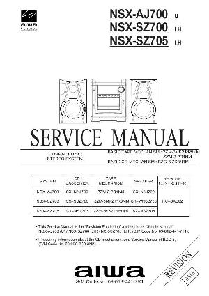 Сервисная инструкция Aiwa NSX-AJ700, NSX-SZ700, NSX-SZ705 ― Manual-Shop.ru