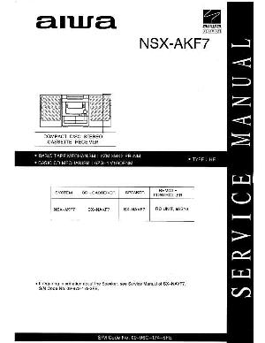 Сервисная инструкция Aiwa NSX-AKF7 ― Manual-Shop.ru