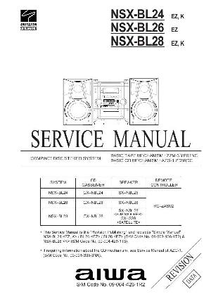 Сервисная инструкция Aiwa NSX-BL24, NSX-BL26, NSX-BL28 ― Manual-Shop.ru