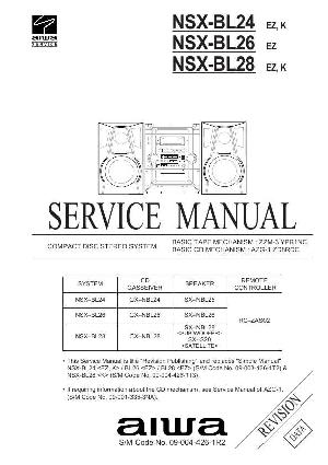 Сервисная инструкция Aiwa NSX-BL24, NSX-BL26, NSX-BL28 ― Manual-Shop.ru