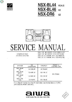 Сервисная инструкция Aiwa NSX-BL44, NSX-BL46, NSX-DR6 ― Manual-Shop.ru