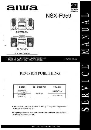 Сервисная инструкция Aiwa NSX-F959 ― Manual-Shop.ru